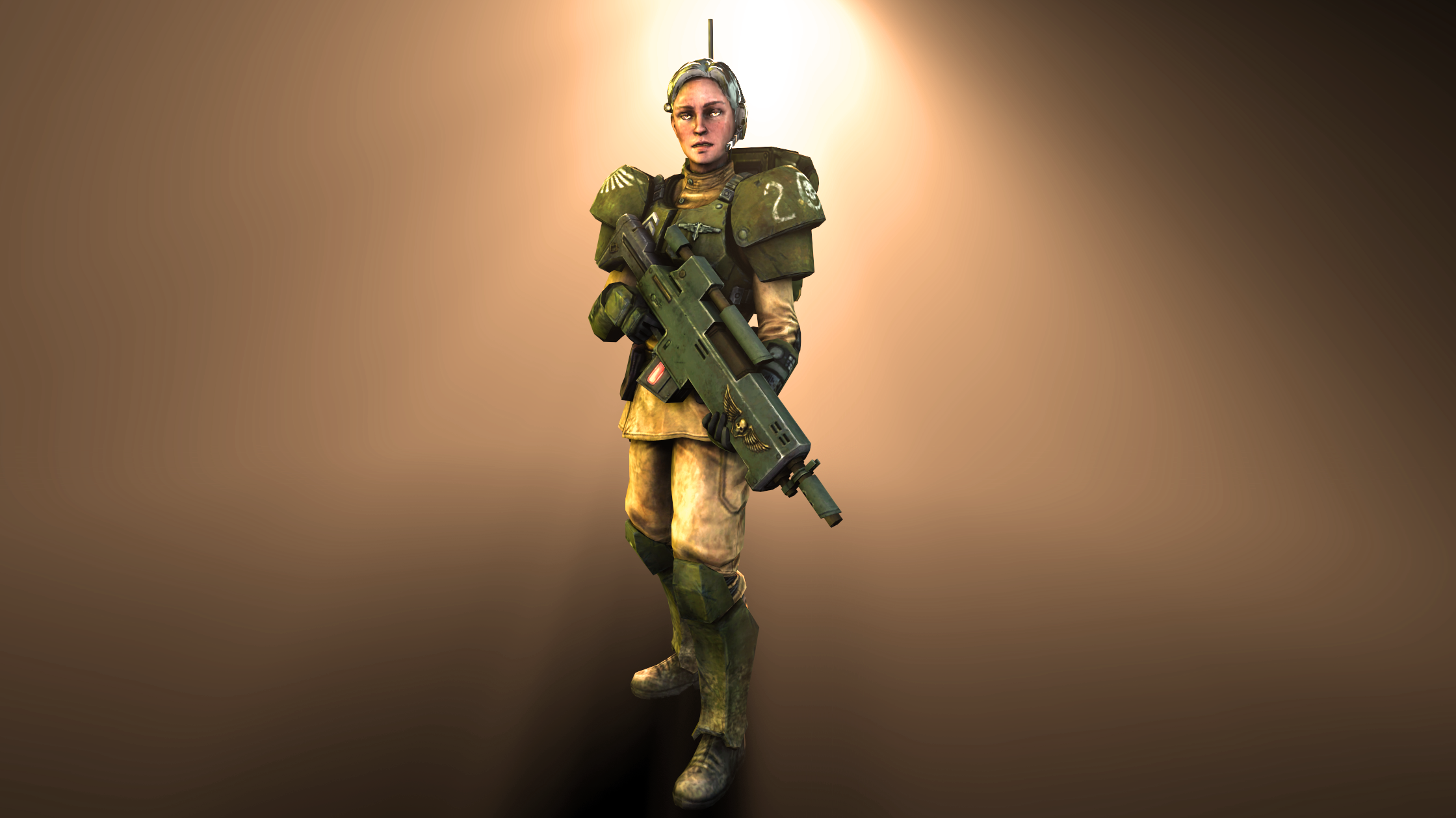 Imperial Guard Leftenant Mira by Zestalicious on DeviantArt
