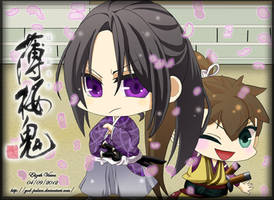 Hijikata y Heisuke chibis