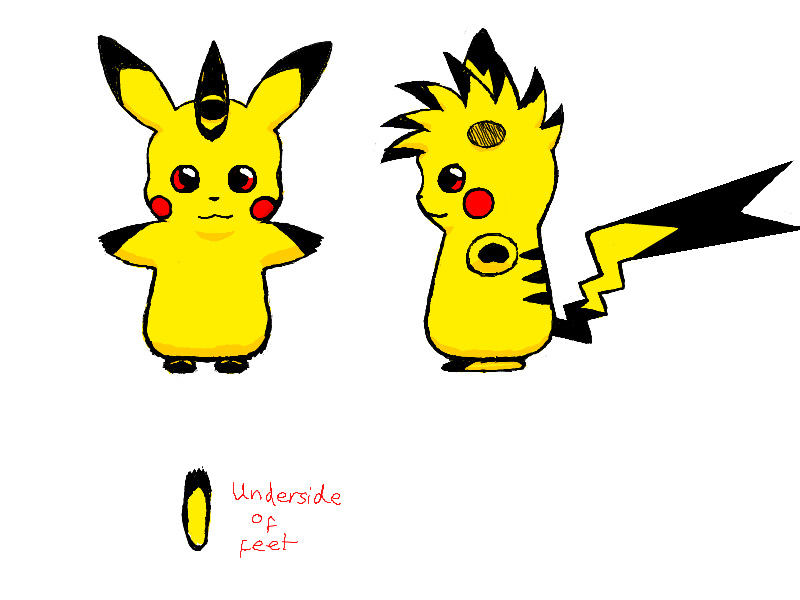 Cat the Pikachu - Ref by MizzMycoto on DeviantArt