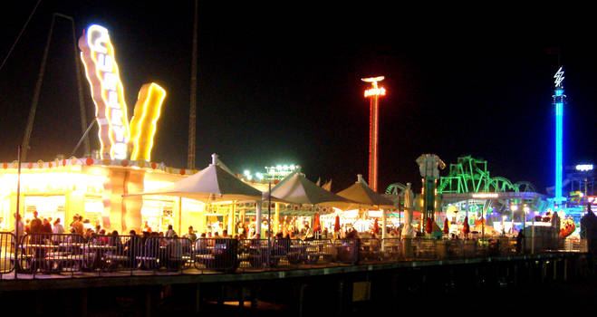 Wildwood at night