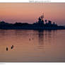 USS New Jersey at Sunrise Ver