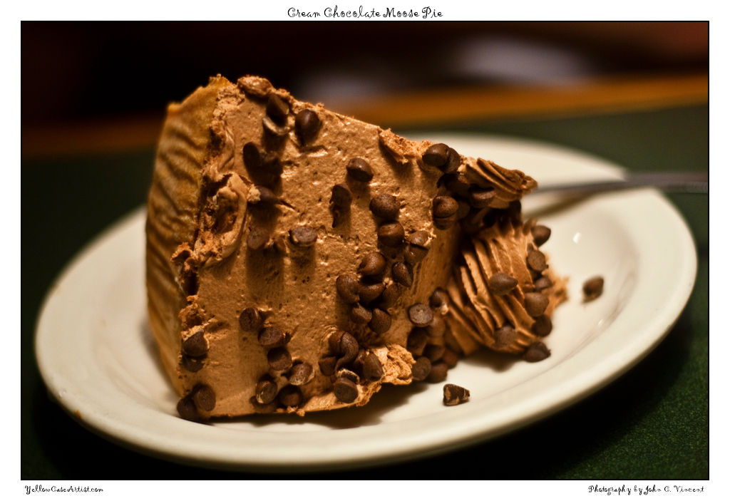 Cream Chocolate Moose Pie