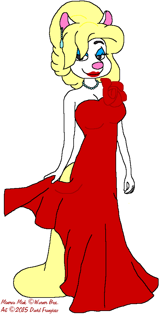 Minerva's Ravishing Red Dress