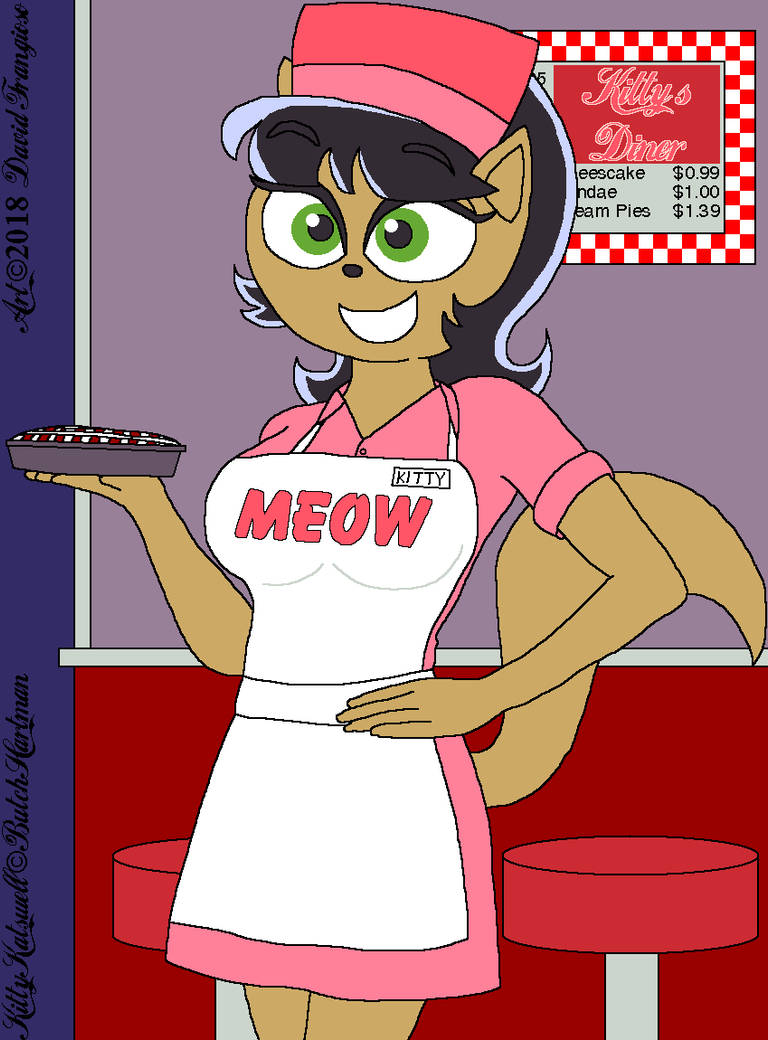 Diner Waitress Kitty by tpirman1982 on DeviantArt