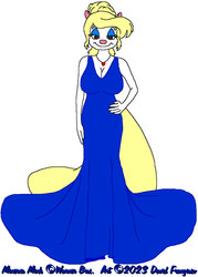 Minerva's Blue Gown