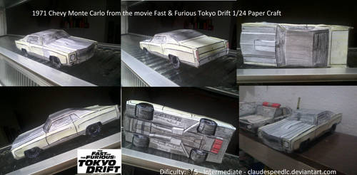 [Paper Craft - 1 24] FF TD '71 Chevy Monte Carlo