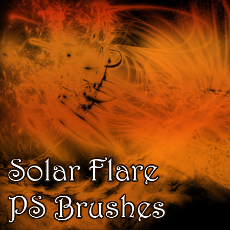 Solar Flare Brushes