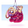 Suspended bunny!