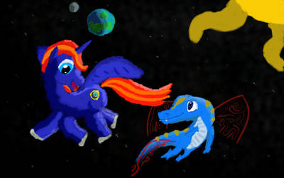 Ponies... IN SPACE!