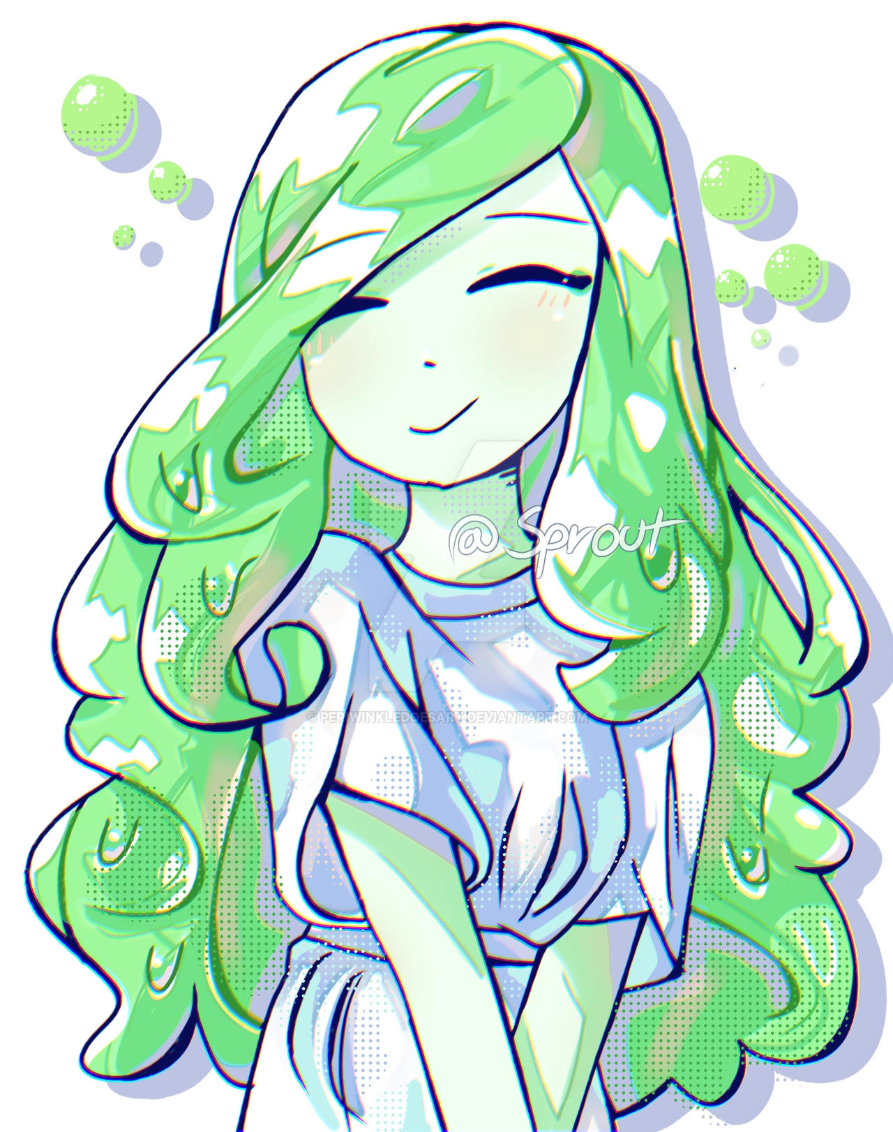 Slime girl by Periwinkledoesart on DeviantArt