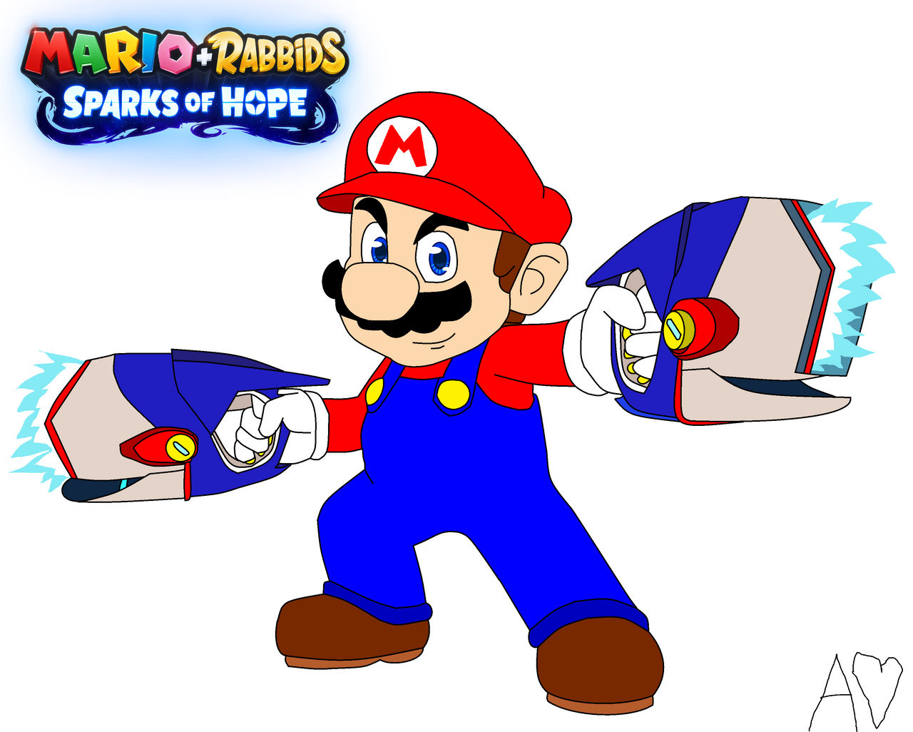 Mario from Mario+Rabbids Sparks of Hope by Amiysusamigos14 on DeviantArt