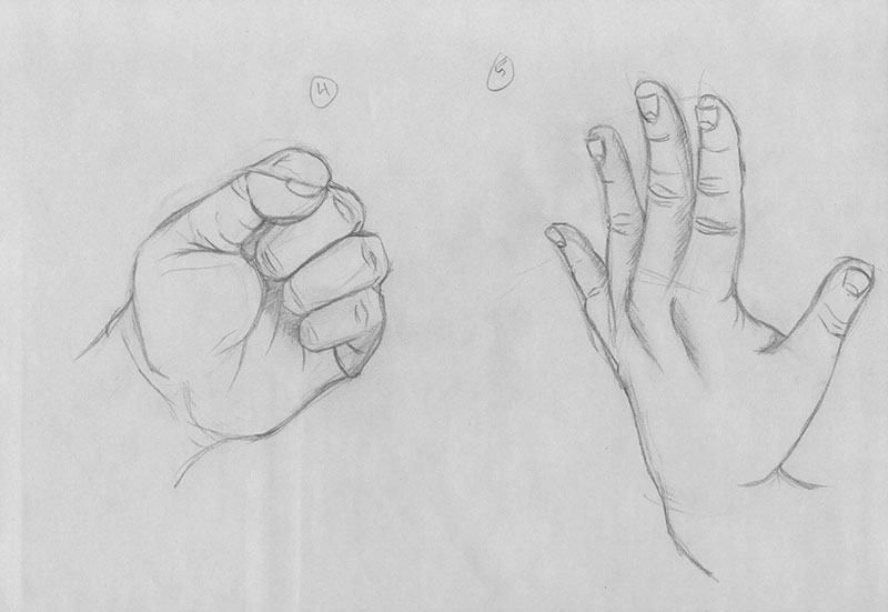 Hand Gesture Drawings: Part Two