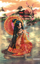 geisha sunset thanks for 5000k