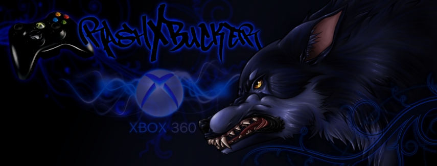 blue wolf on xbox 360 for my profil fb