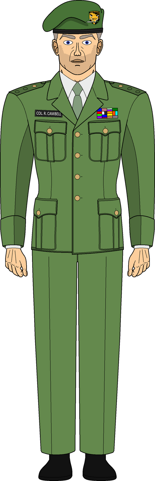 Colonel Roy Campbell (MGS1 aka The Twin Snakes) by Rebus2077 on DeviantArt