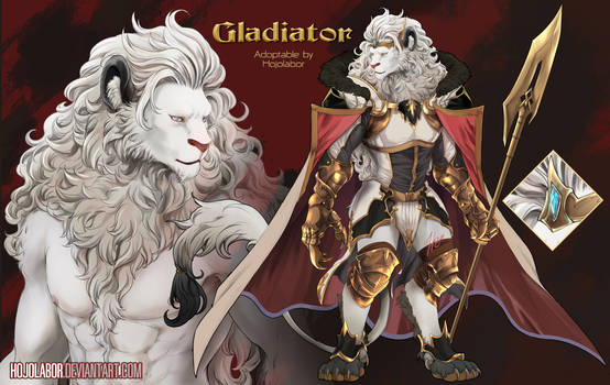 [ CLOSED ] White Lion Gladiator - Auction