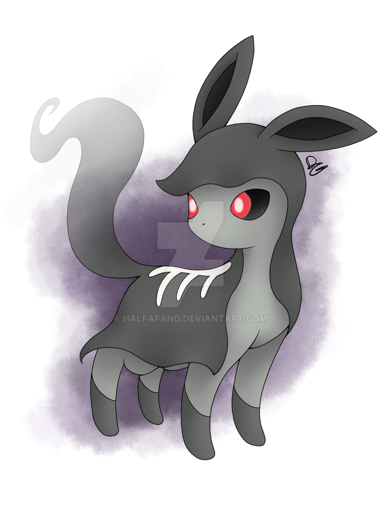 Ghost Type Eevee Evolution Descreon by HalfafanD on DeviantArt