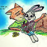 Nick and Judy in the Field