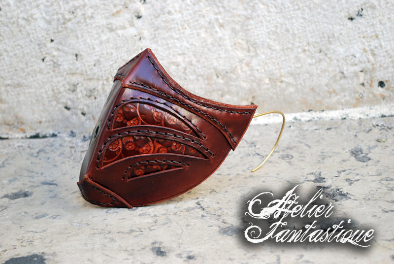 Theaf Mask Thief steampunk half-mask by AtelierFantastique on DeviantArt