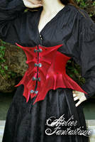 Fafnir dragon leather corset