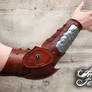 Dovahkiin leather articulated arm