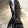 Nushem'rah articulated leather gauntlet
