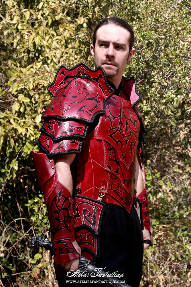 krysantemum fremsætte fiber Red and black tribal armor by AtelierFantastique on DeviantArt