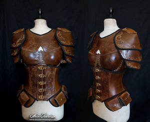 Light brown feminine armor