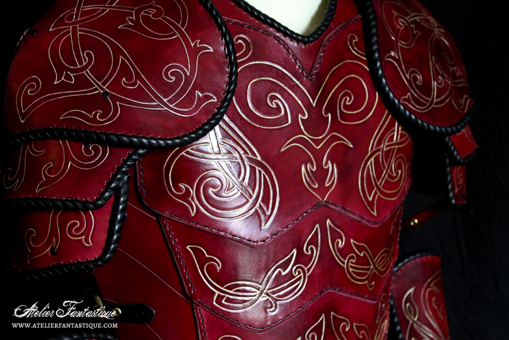 Deep red armor- details by AtelierFantastique on DeviantArt