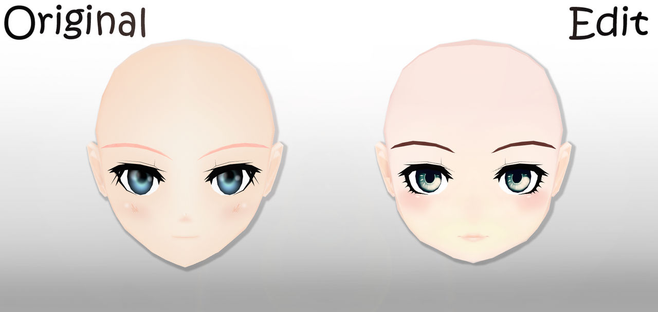 Face Rig For Mmd MMD Face edit by Mary-O-o on DeviantArt