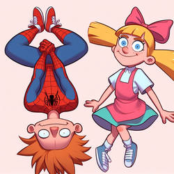 Arnold como spiderman