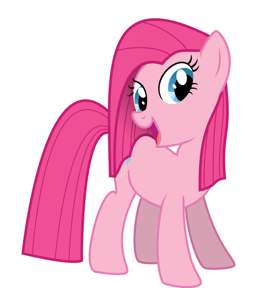 Straight Maned Pinkie Pie By Eagle1division On Deviantart