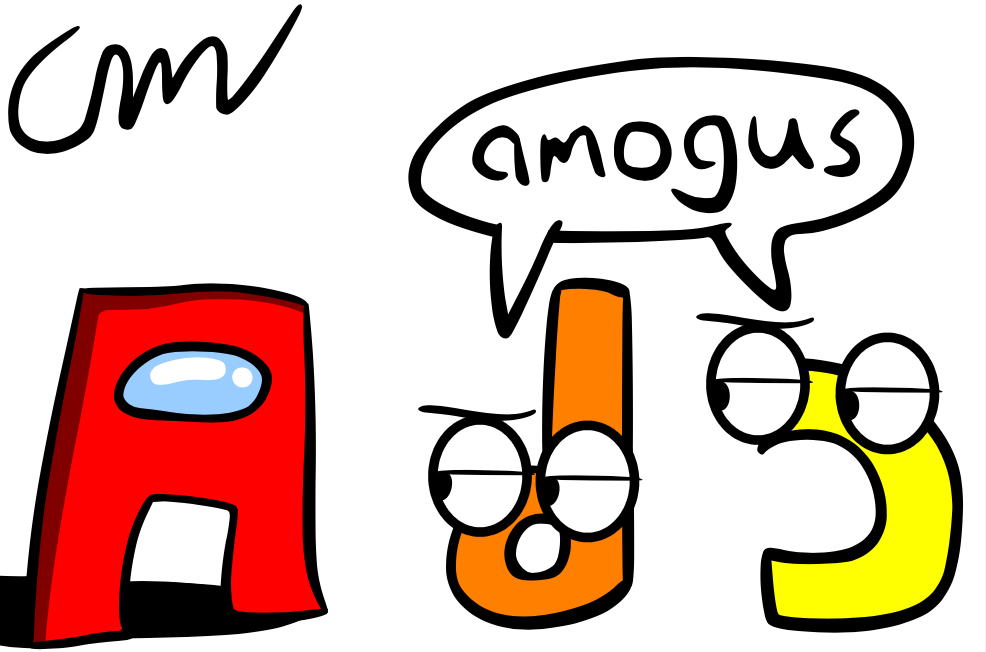 New Amogus - Old Amogus (meme) by LilacTuba on DeviantArt