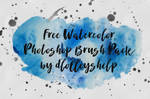 Free Watercolor Photoshop Brush Pack