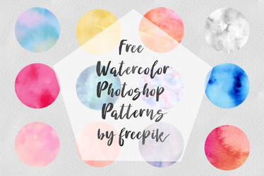 Free Watercolor Photoshop Patterns