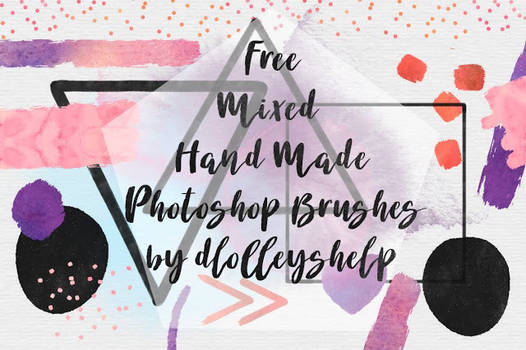 Free  Mixed Hand Made Photoshop Brushes