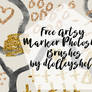 Free Artsy Marker Photoshop Brushes