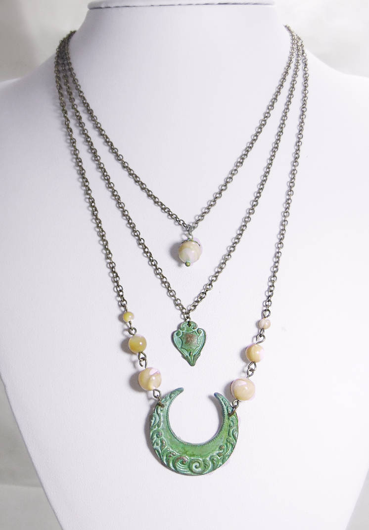 Art Deco Ocean Themed Necklaces by JinxMim