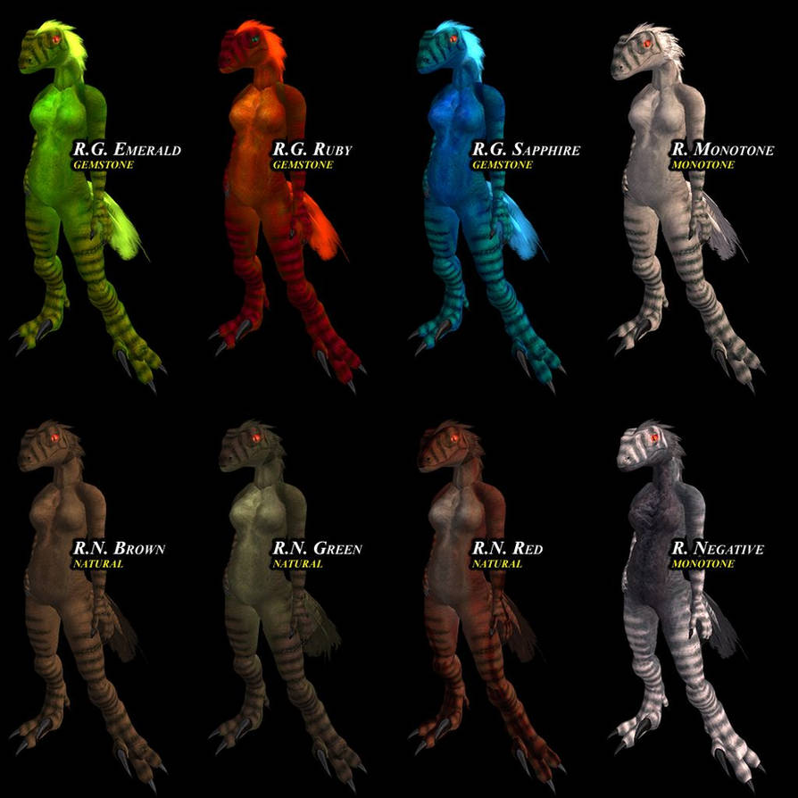 Anthropomorphized Raptors S2 Anthro Raptors by nargus on DeviantArt