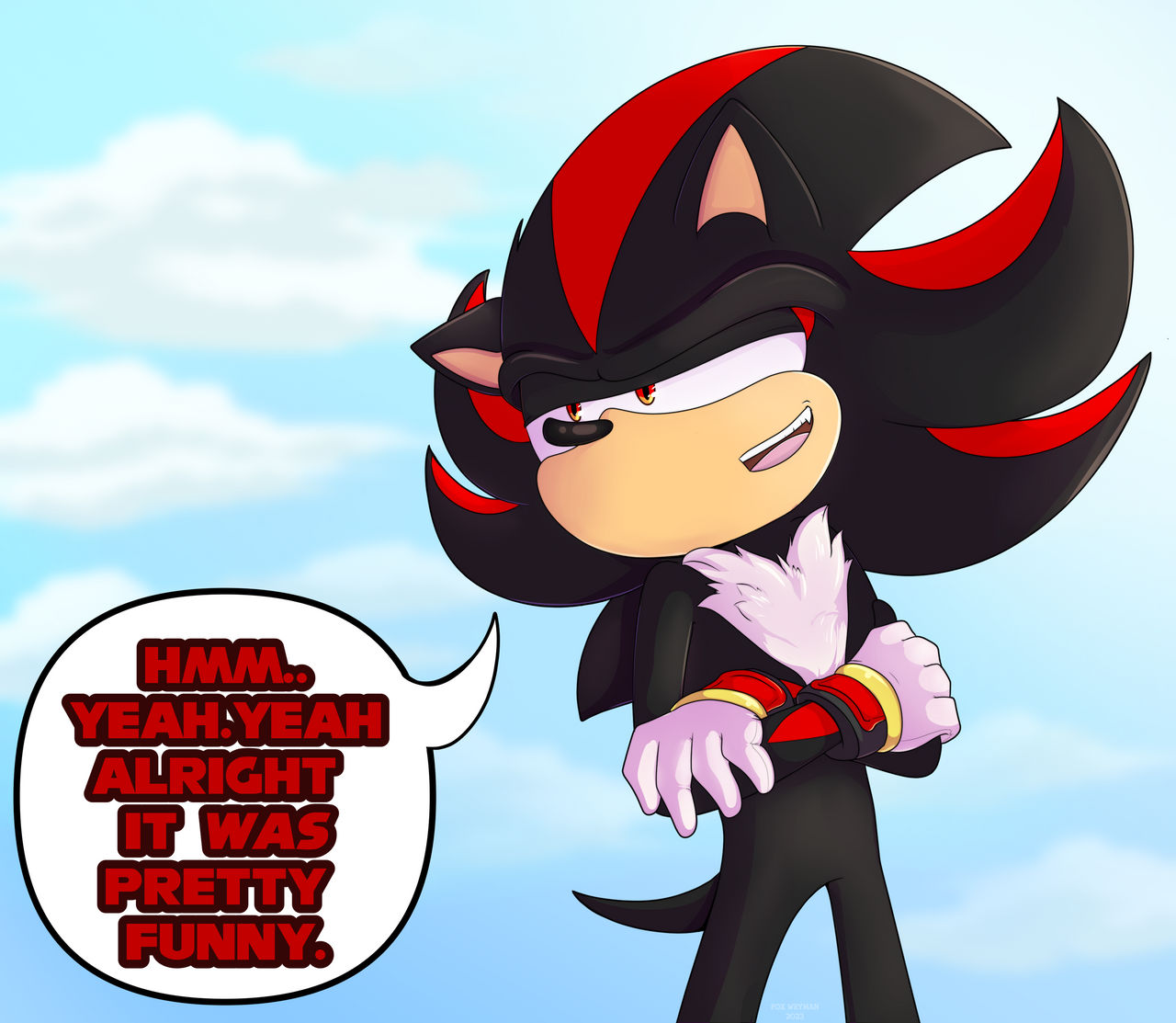 Shadow Figure Smiling Smilin Shadow by drfoxweyman on DeviantArt