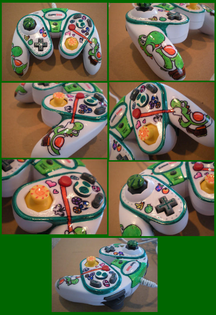 Yoshi Controller by starbuxx on DeviantArt