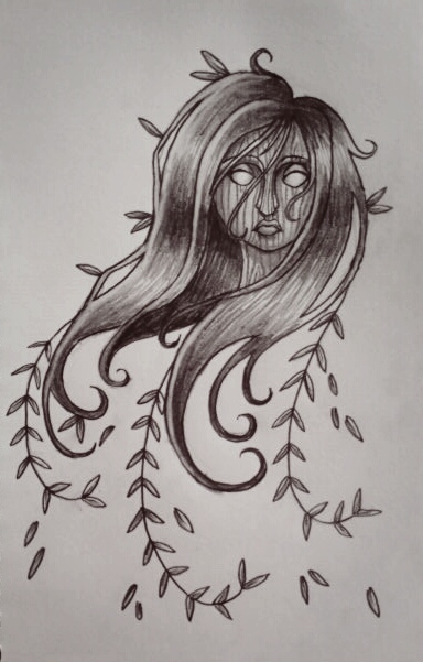 Weeping Willow - pencil