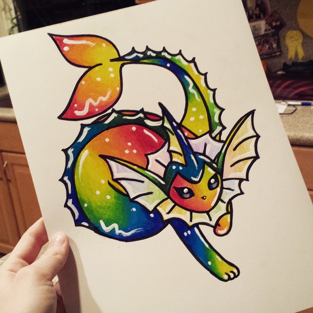 Rainbow Vaporeon