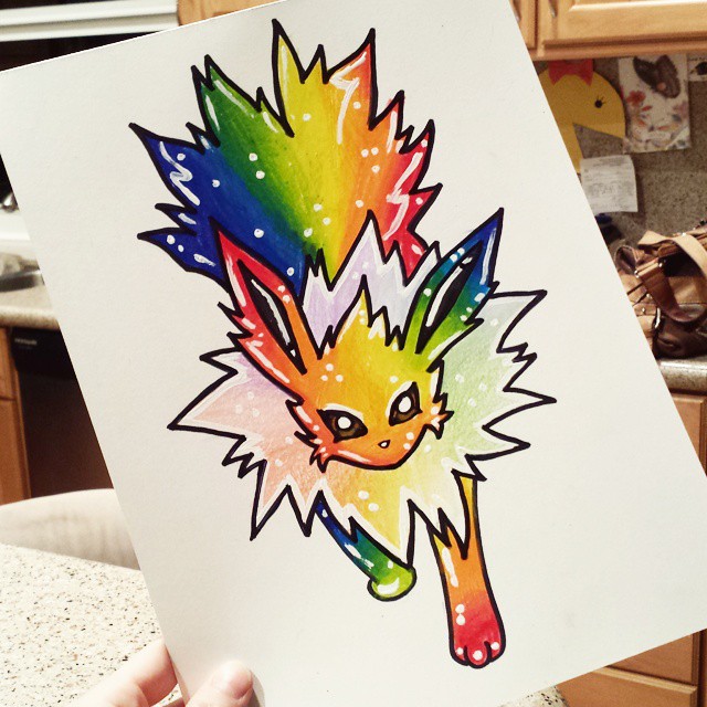 Rainbow Jolteon