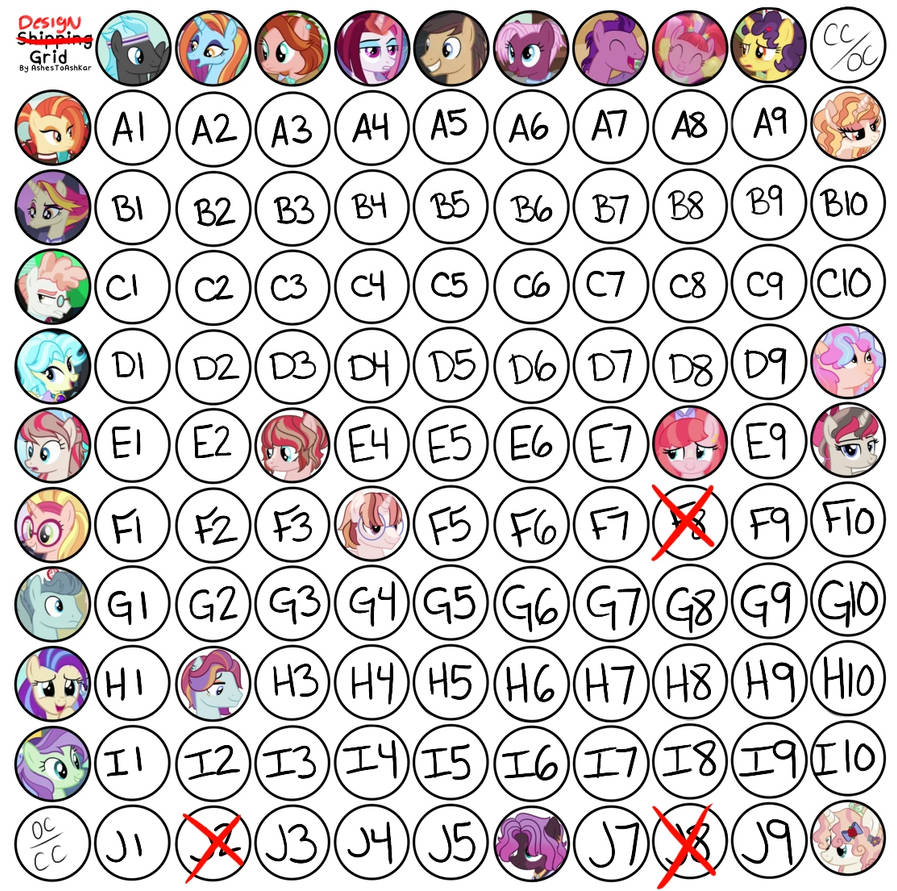 OPEN MLP Grid by ZelobreathesDIFF on DeviantArt
