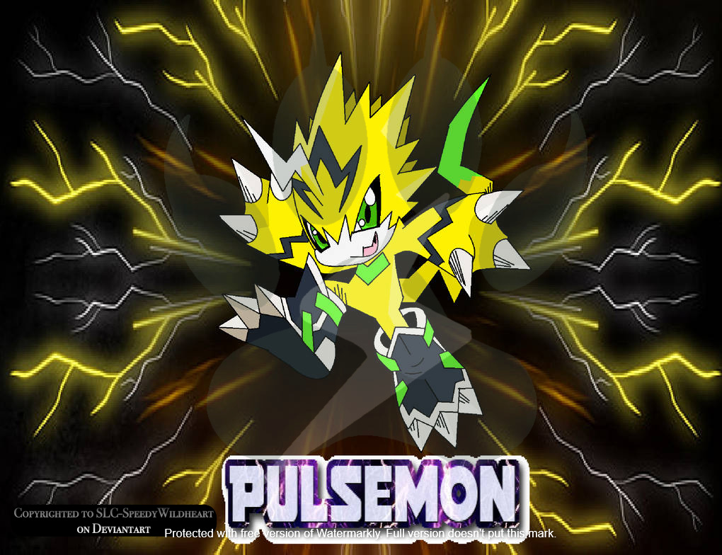 Pulsemon (New Digimon) by SLC-SpeedyWildheart on DeviantArt