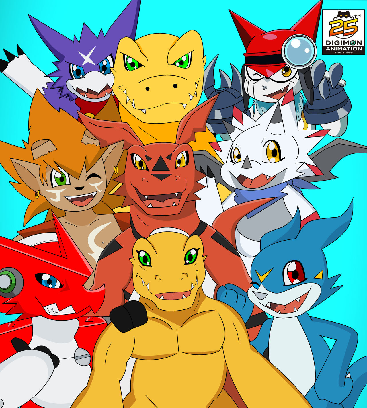 Deviantart Reference Digimon Digimon 25th Animation by SLC-SpeedyWildheart on DeviantArt