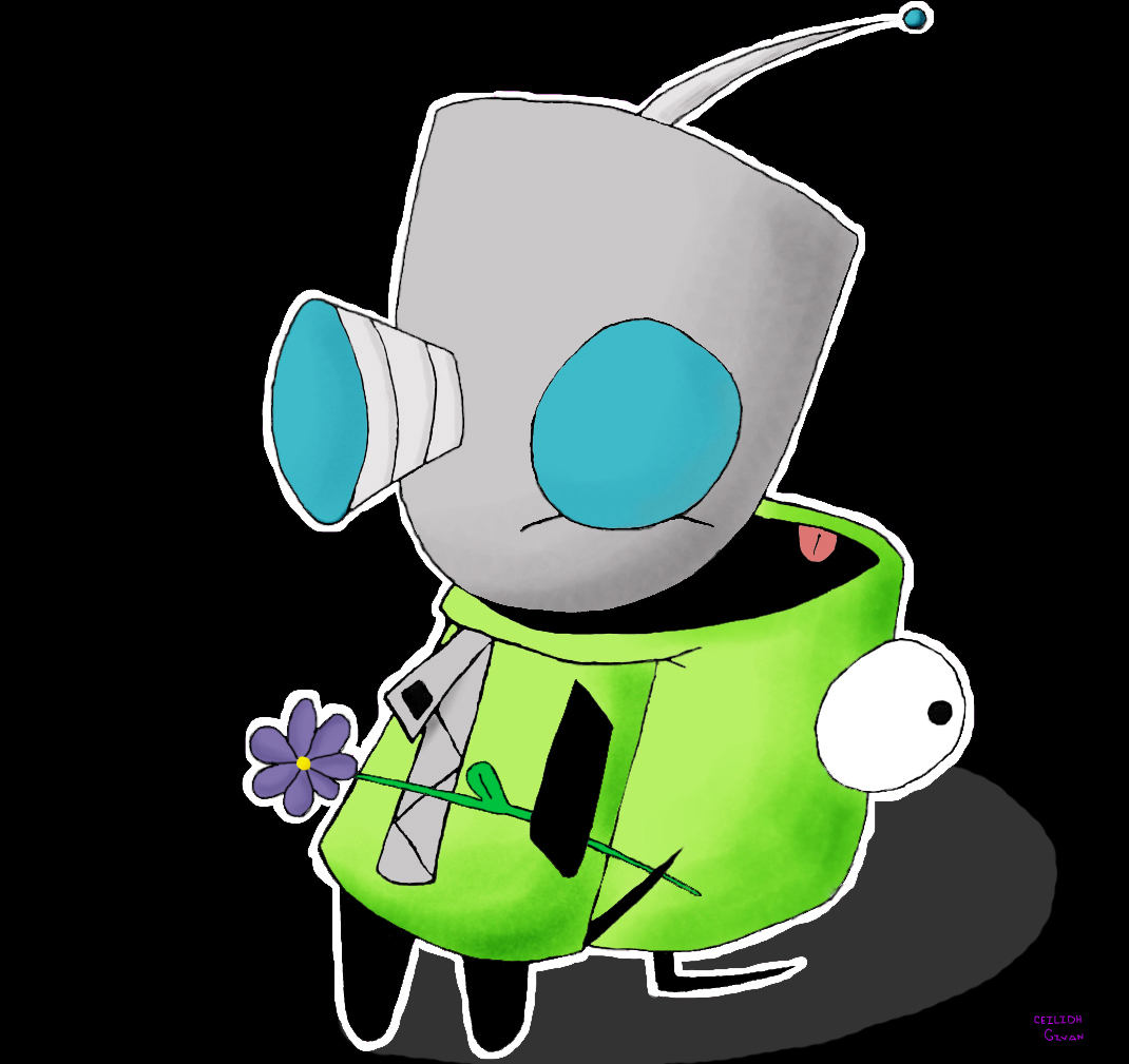GIR -simple background- by 00dweeb on DeviantArt