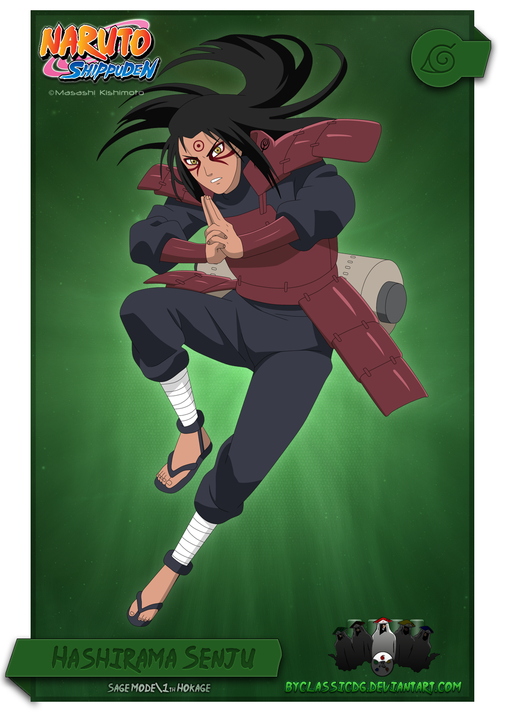 Hashirama Senju Vector by mike-rmb on DeviantArt