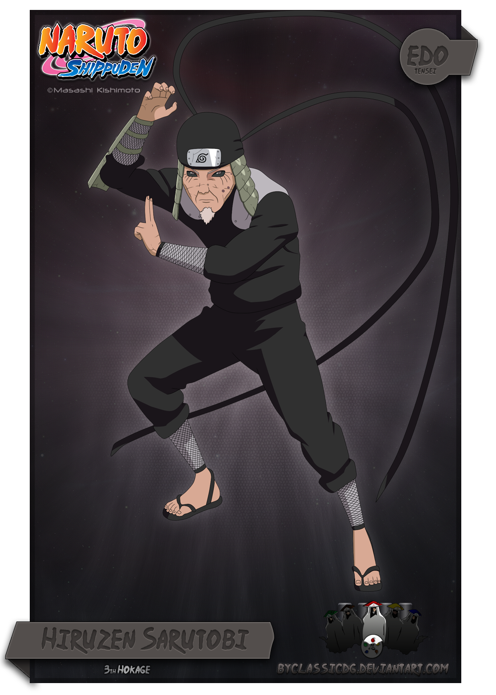 Naruto ShippudenThe Third Hokage by iEnniDESIGN on DeviantArt